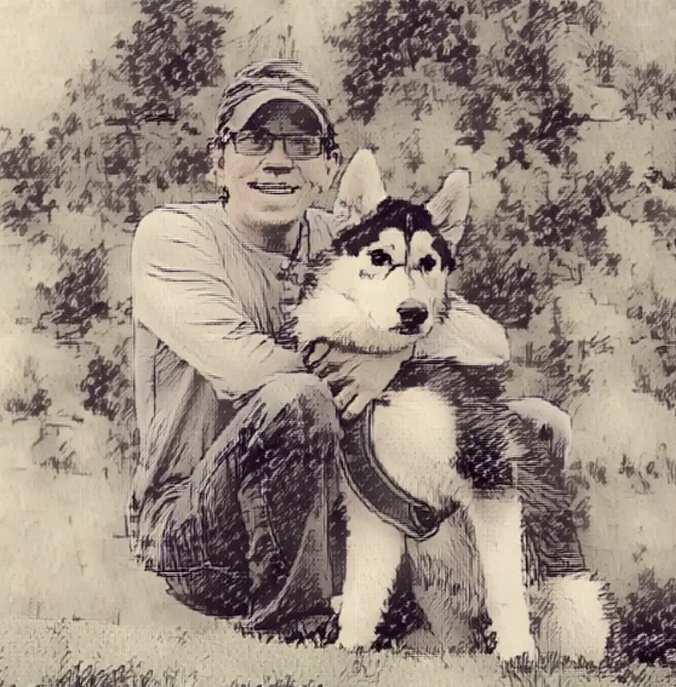 Roy Rusli with Cooper