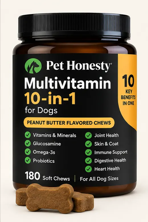 Pet Honesty Multivitamin 10-in-1 dog chews product-style visual
