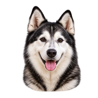 Senior Dog Comfort logo featuring Cooper the Husky